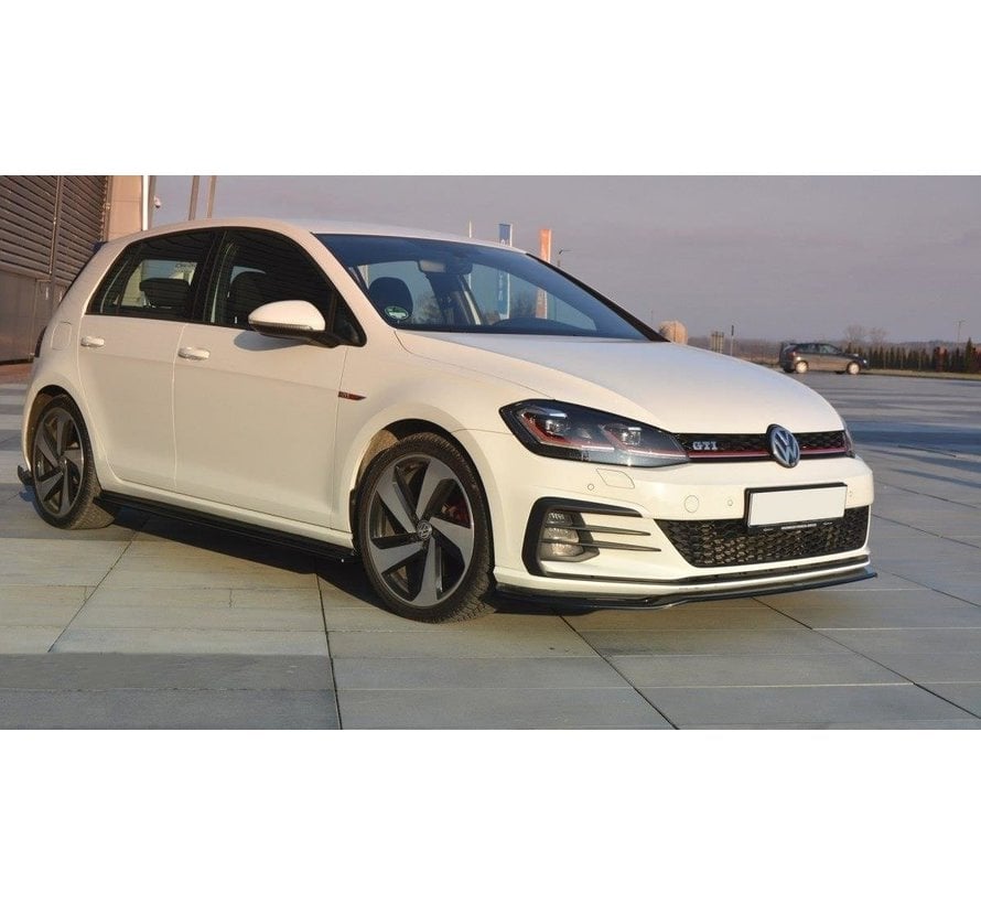 Maxton Design FRONT SPLITTER V.2 VW GOLF 7 GTI FACELIFT