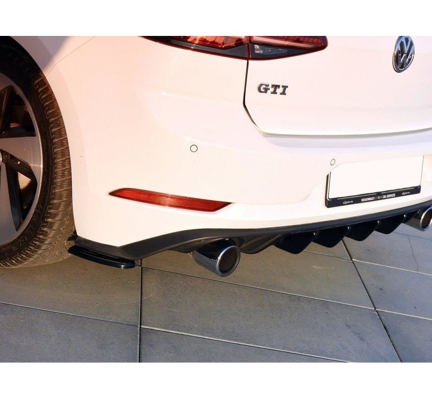 Maxton Design REAR SIDE SPLITTERS VW GOLF 7 GTI FACELIFT