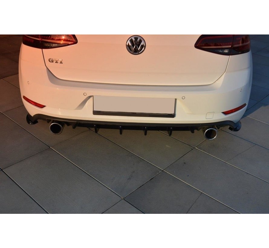 Maxton Design REAR DIFFUSER VW GOLF 7 GTI FACELIFT