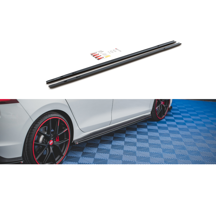 Maxton Design SIDE SKIRTS DIFFUSERS  Volkswagen Golf 8 GTI