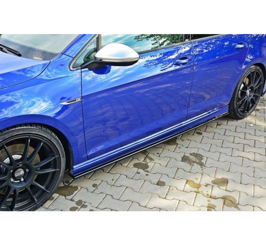 Maxton Design SIDE SKIRTS DIFFUSERS VW GOLF VII R HATCHBACK & ESTATE