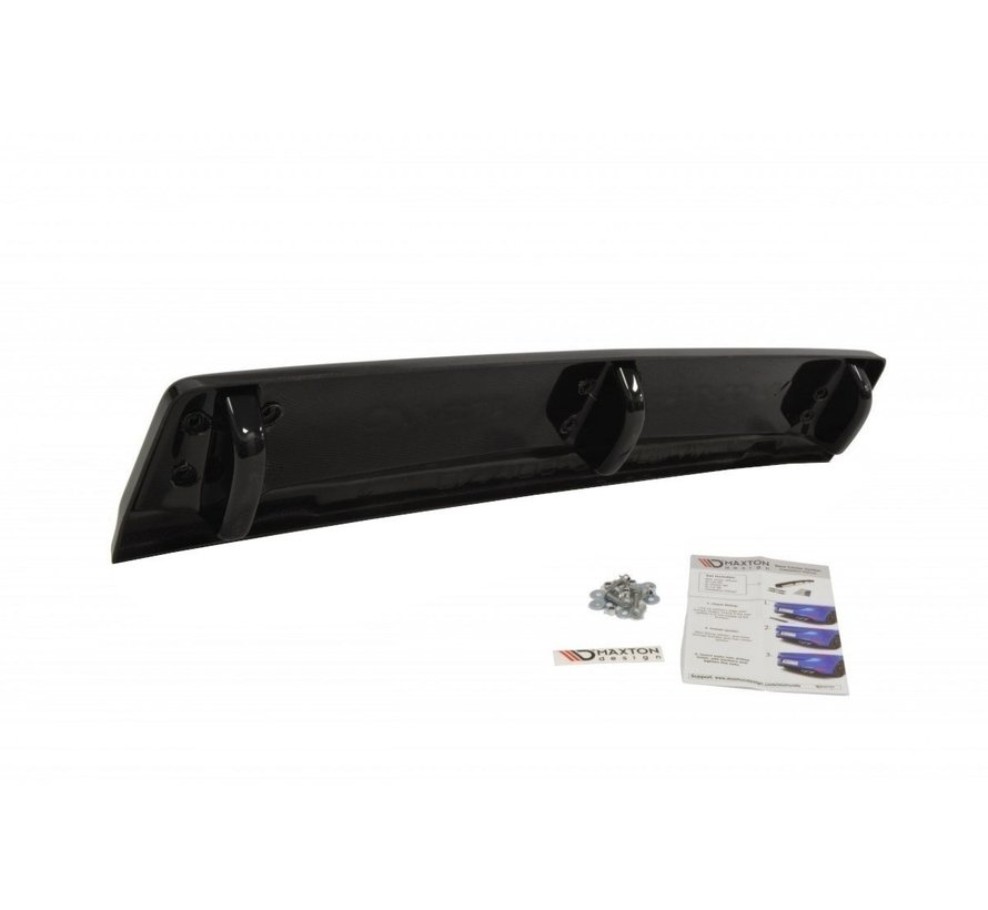 Maxton Design CENTRAL REAR DIFFUSER VW GOLF VII R (with vertical bars)
