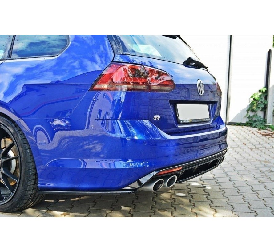 Maxton Design CENTRAL REAR DIFFUSER VW GOLF MK7 R ESTATE (without a vertical bar)