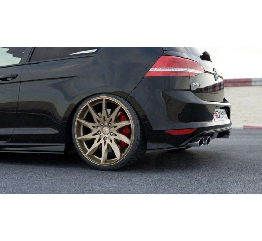 Maxton Design REAR SIDE SPLITTERS VW GOLF VII R