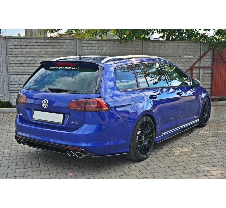 Maxton Design REAR SIDE SPLITTERS VW GOLF MK7 R ESTATE