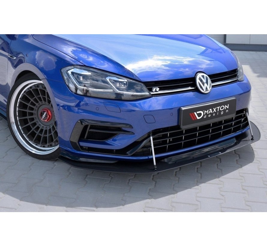 Maxton Design HYBRID FRONT RACING SPLITTERVW GOLF VII R (FACELIFT) -