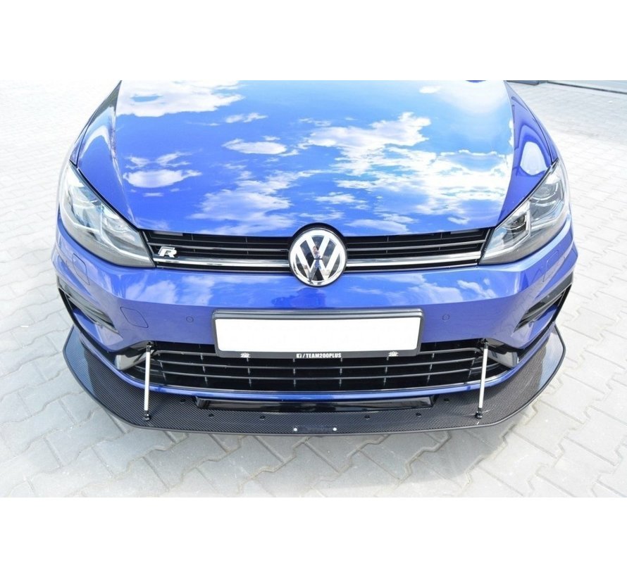 Maxton Design HYBRID FRONT RACING SPLITTERVW GOLF VII R (FACELIFT) -