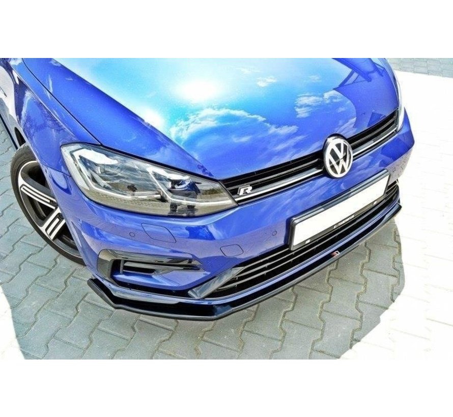 Maxton Design FRONT SPLITTER V.2 VW GOLF 7 R (FACELIFT)