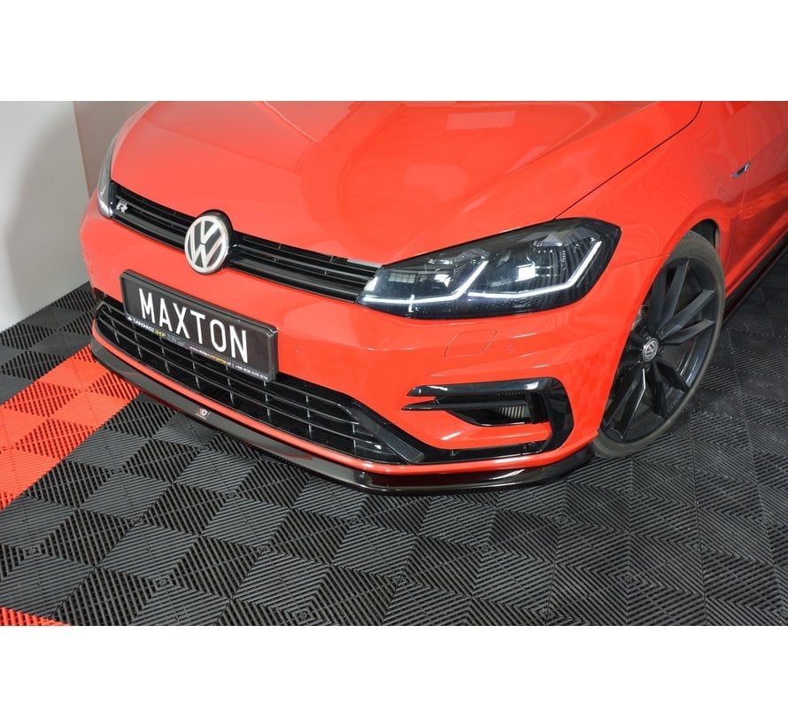 Maxton Design FRONT SPLITTER V.6 VW GOLF 7 R FACELIFT