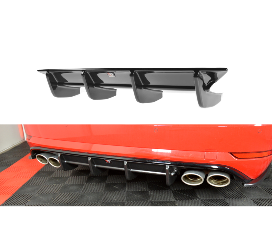 Maxton Design REAR DIFFUSER VW GOLF 7 R VARIANT FACELIFT