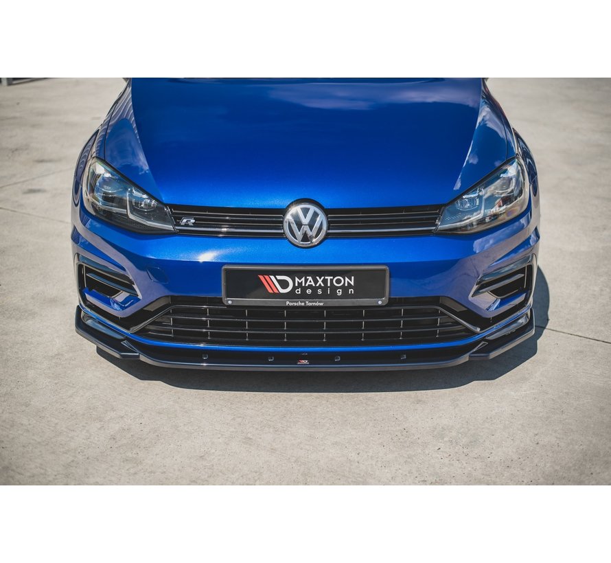 Maxton Design FRONT SPLITTER V.9 VW Golf 7 R Facelift