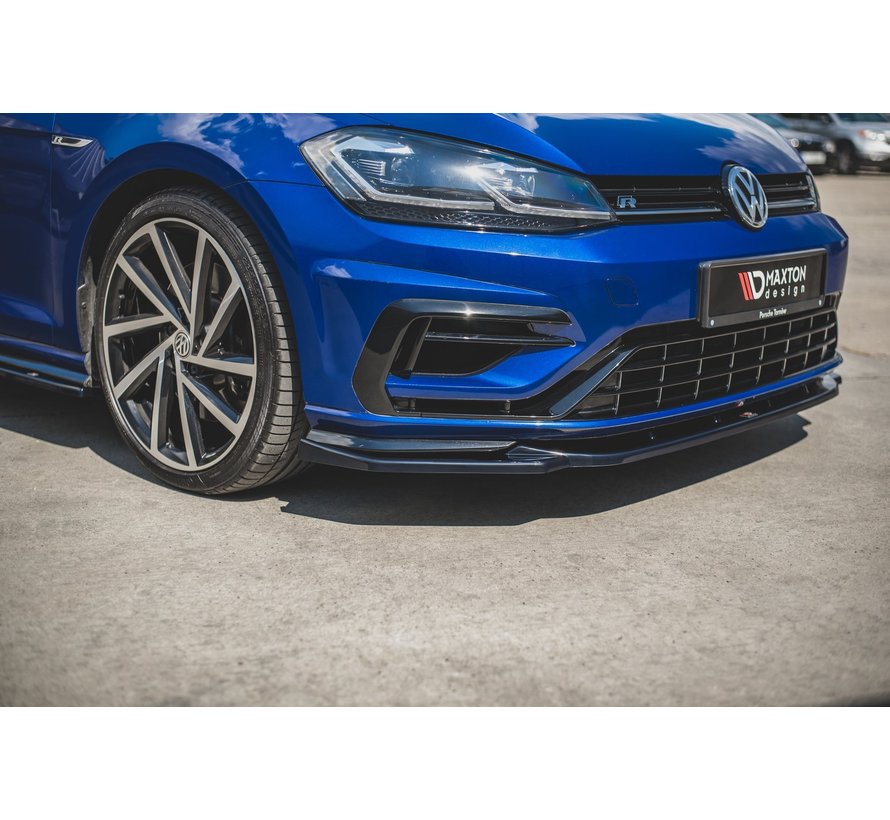 Maxton Design FRONT SPLITTER V.9 VW Golf 7 R Facelift