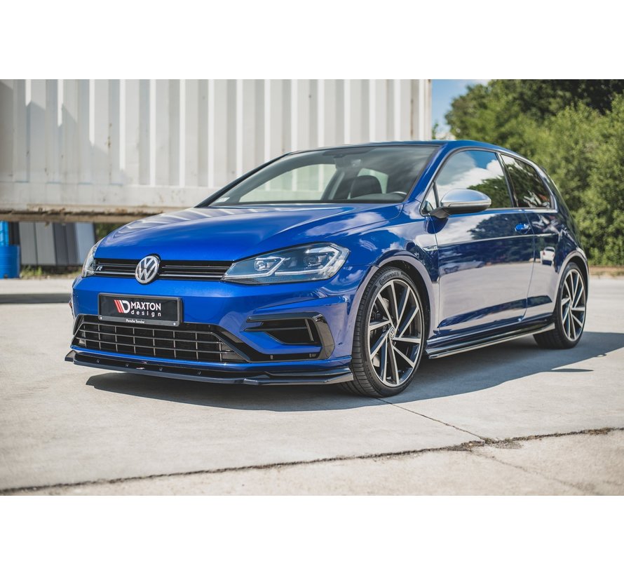 Maxton Design FRONT SPLITTER V.9 VW Golf 7 R Facelift