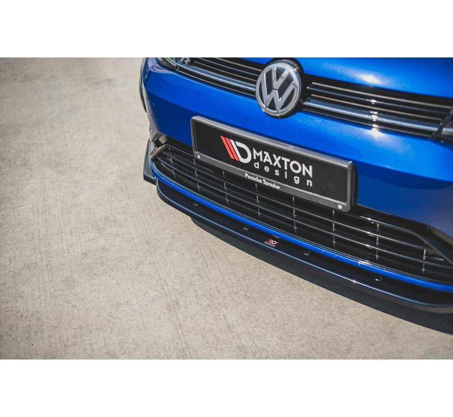 Maxton Design FRONT SPLITTER V.9 VW Golf 7 R Facelift