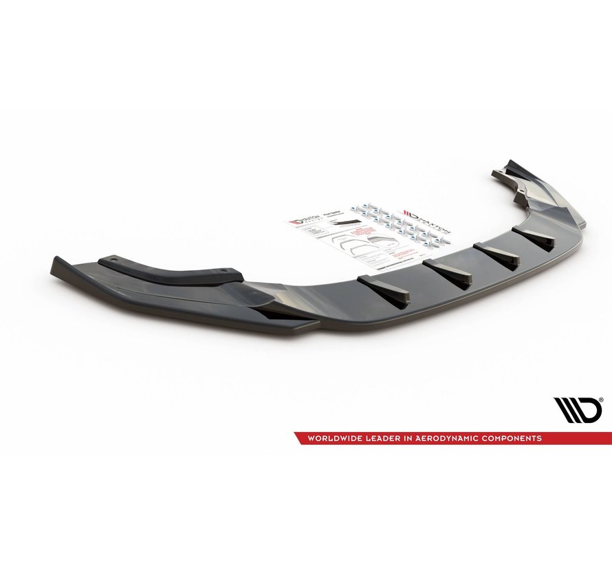 Maxton Design FRONT SPLITTER V.9 VW Golf 7 R Facelift