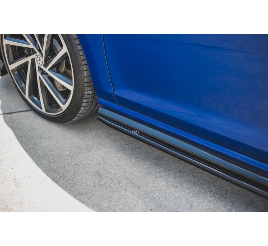 Maxton Design SIDE SKIRTS DIFFUSERS  V.4 VW Golf 7 R GTI Facelift