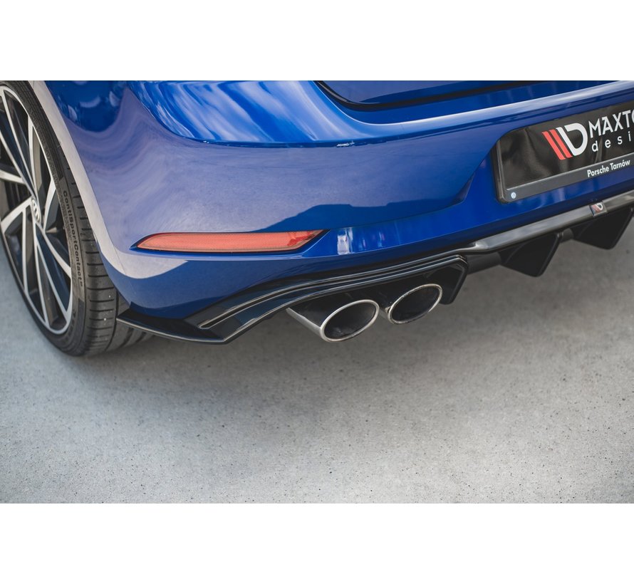 Maxton Design REAR DIFFUSER V.3 VW Golf 7 R Facelift