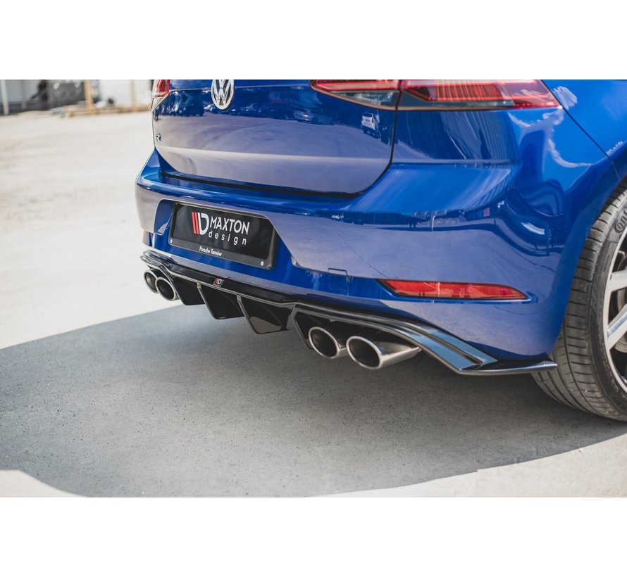 Maxton Design REAR DIFFUSER V.3 VW Golf 7 R Facelift