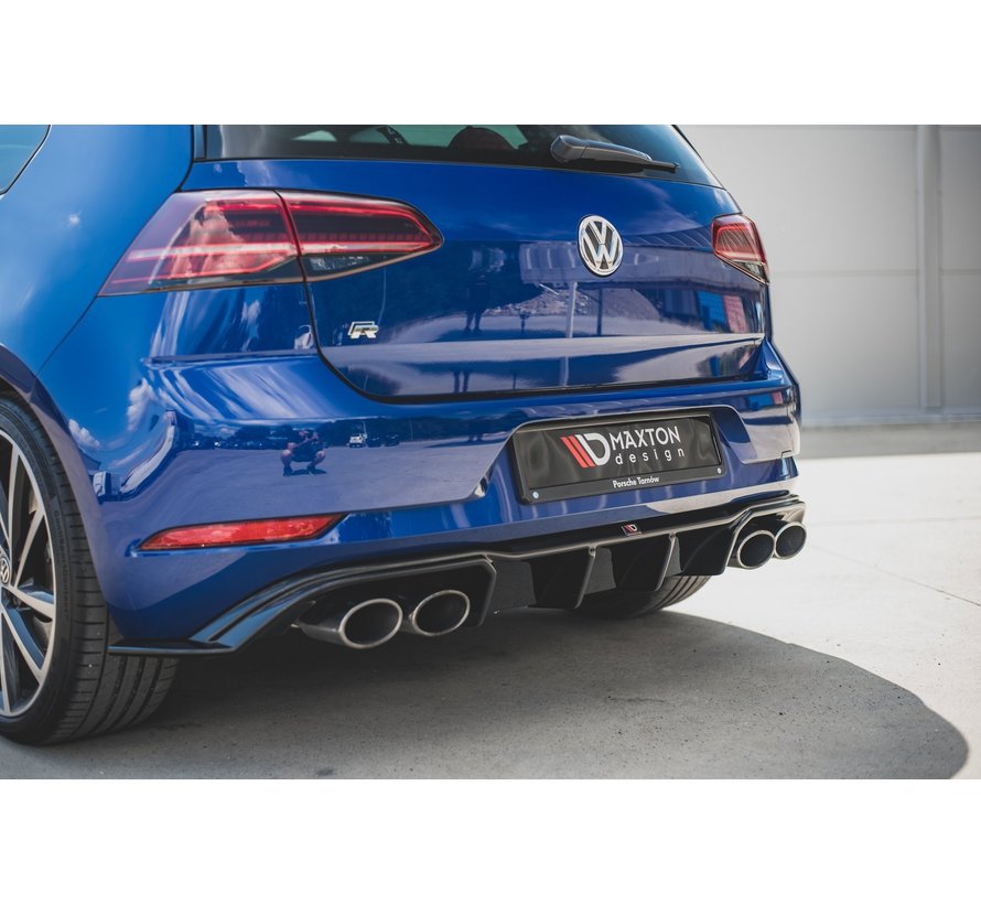 Maxton Design REAR DIFFUSER V.3 VW Golf 7 R Facelift