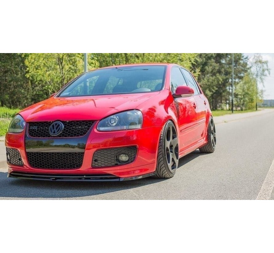 Maxton Design FRONT SPLITTER VW GOLF V GTI (FOR GTI 30TH Maxton Design FRONT BUMPER SPOILER)