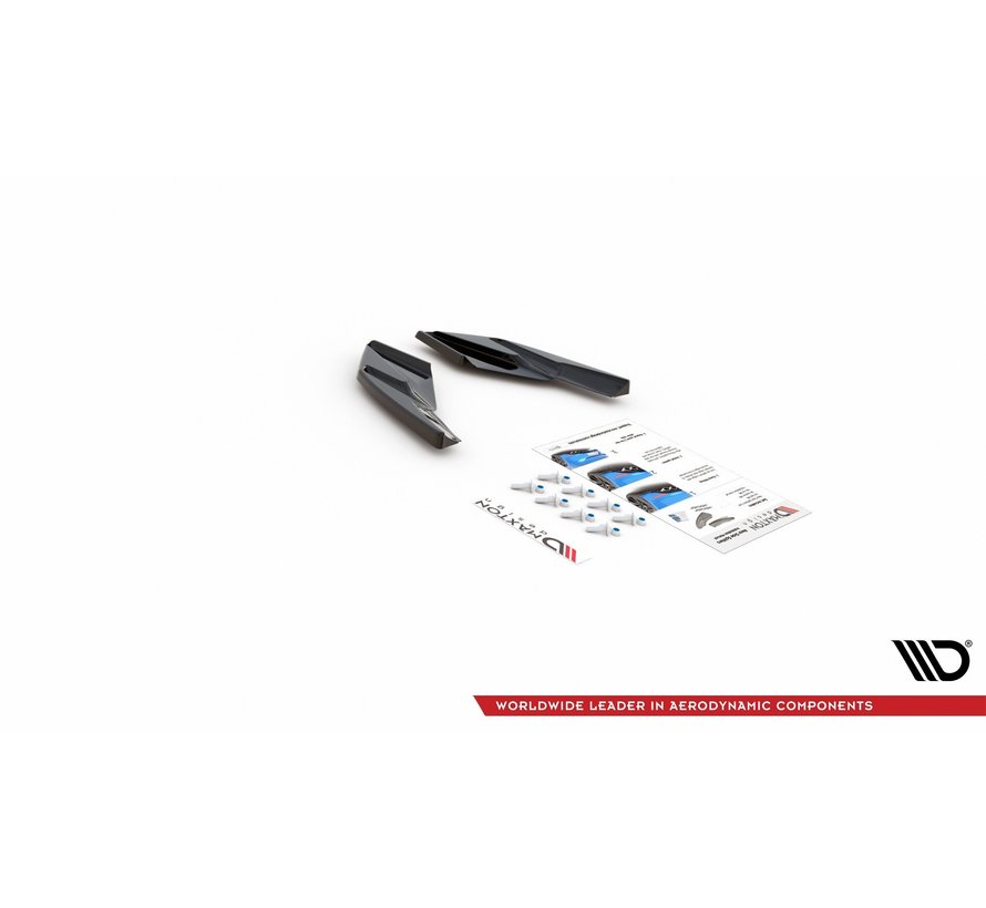 Maxton Design REAR SIDE SPLITTERS VW Golf 8