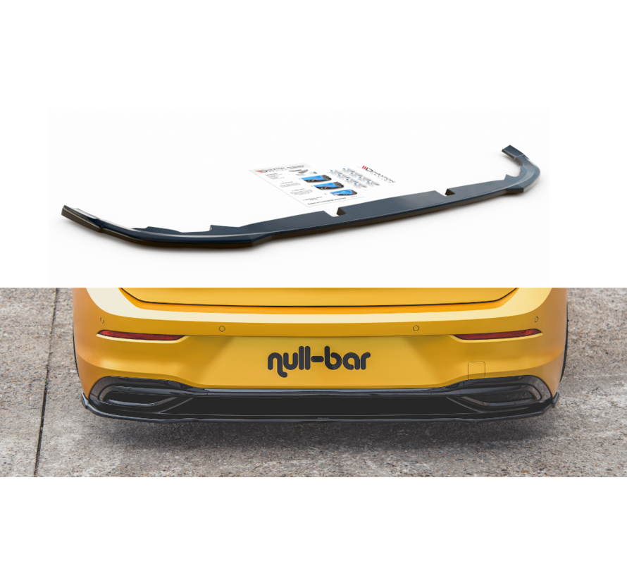 Maxton Design CENTRAL REAR DIFFUSER VW Golf 8