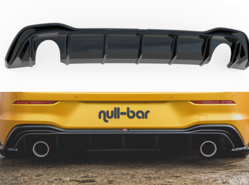 Maxton Design Maxton Design REAR DIFFUSER VW Golf 8 (GTI Look)