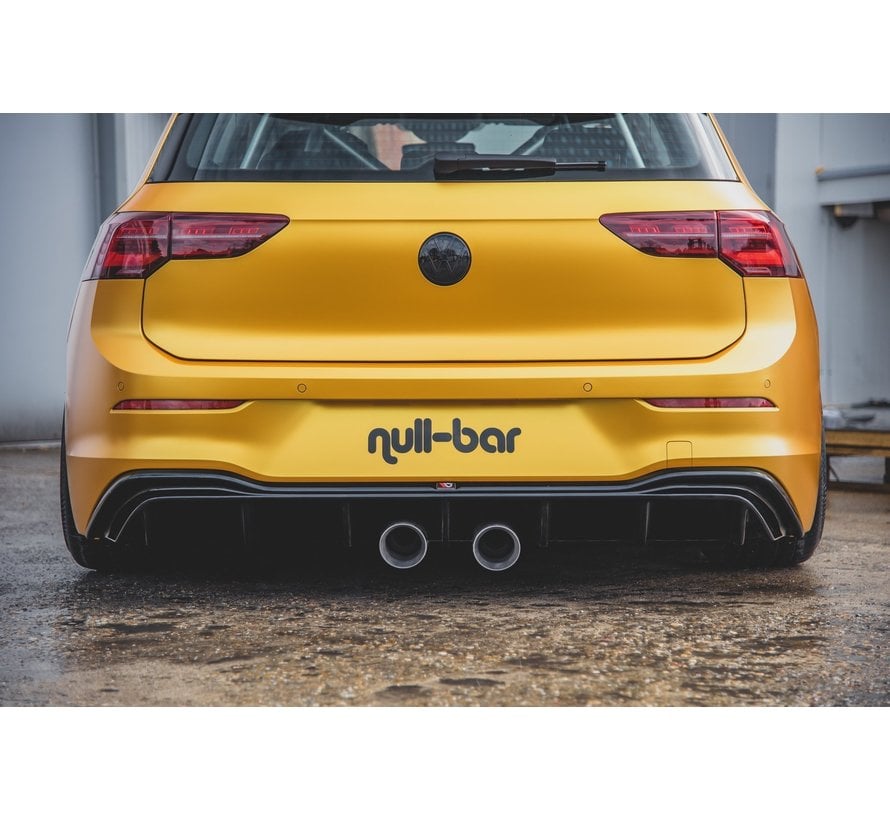 Maxton Design REAR DIFFUSER (R32 LOOK) with Exhaust VW Golf 8