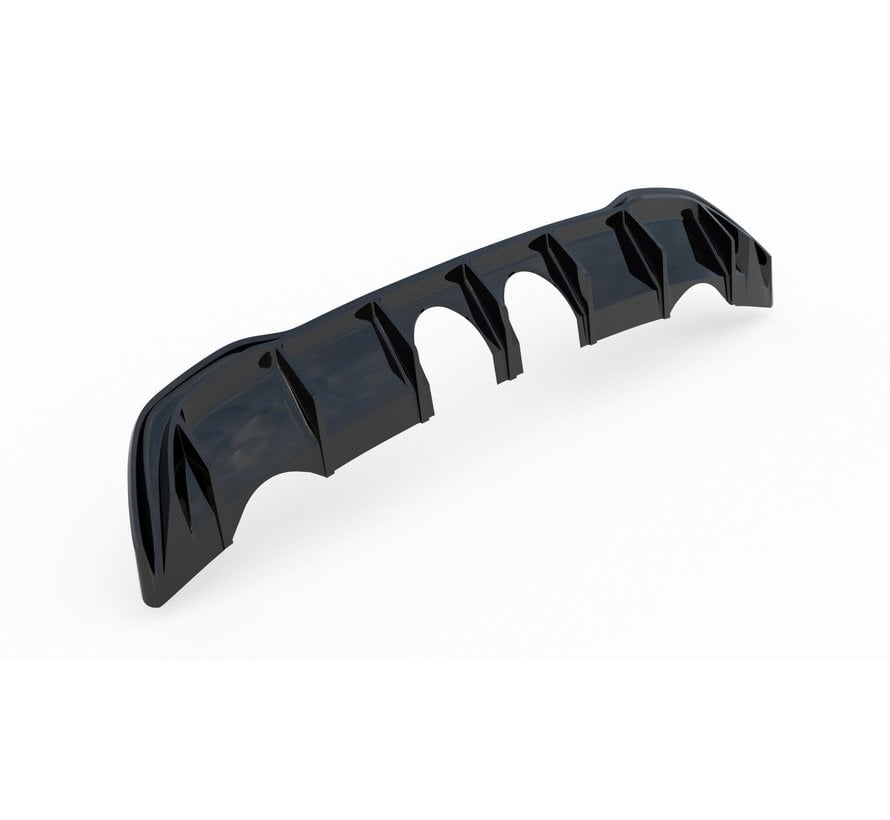 Maxton Design REAR DIFFUSER (R32 LOOK) with Exhaust VW Golf 8