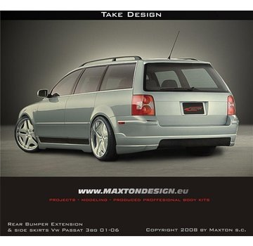 Maxton Design Maxton Design REAR BUMPER EXTENSION PASSAT V