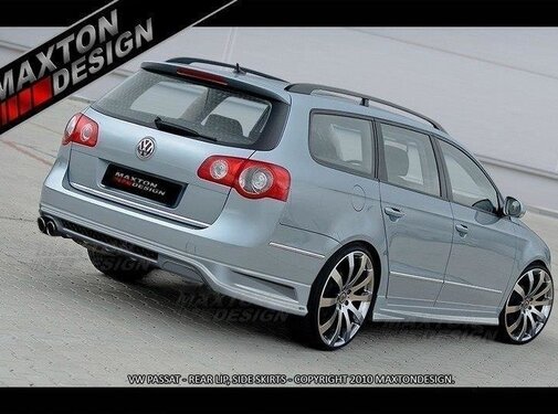 Maxton Design Maxton Design REAR BUMPER EXTENSION VW PASSAT B6 (3C) ESTATE