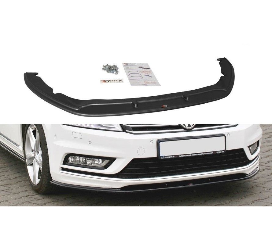 Maxton Design FRONT SPLITTER V.1 Vw Passat B7 R-Line