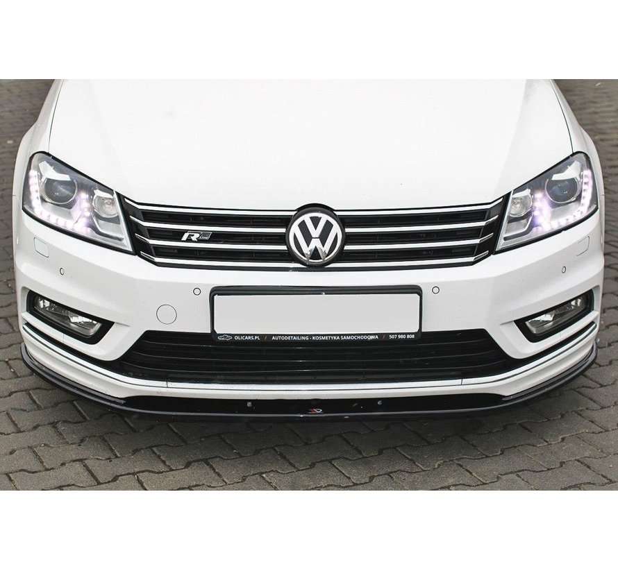 Maxton Design FRONT SPLITTER V.1 Vw Passat B7 R-Line