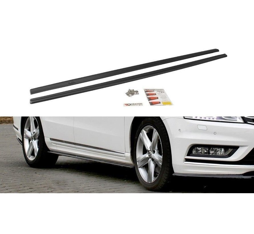 Maxton Design SIDE SKIRTS DIFFUSERS Vw Passat B7 R-Line