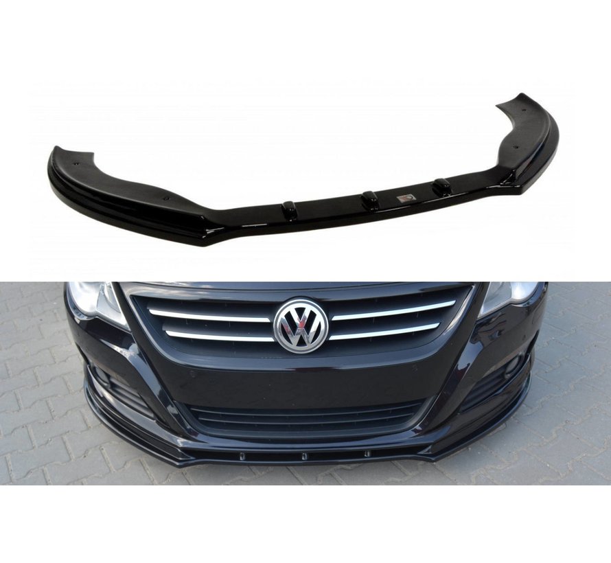 Maxton Design FRONT SPLITTER V.1 VW PASSAT CC PREFACE MODEL, STANDARD BUMPER