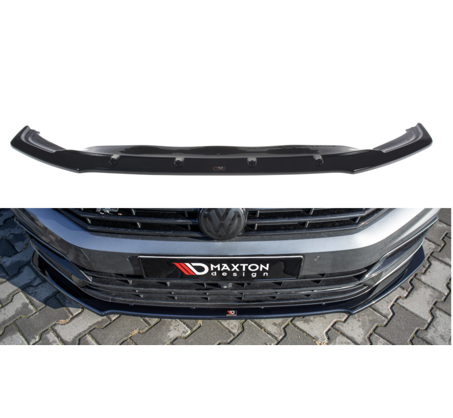 Maxton Design FRONT SPLITTER V.1 Volkswagen Passat R-Line B8