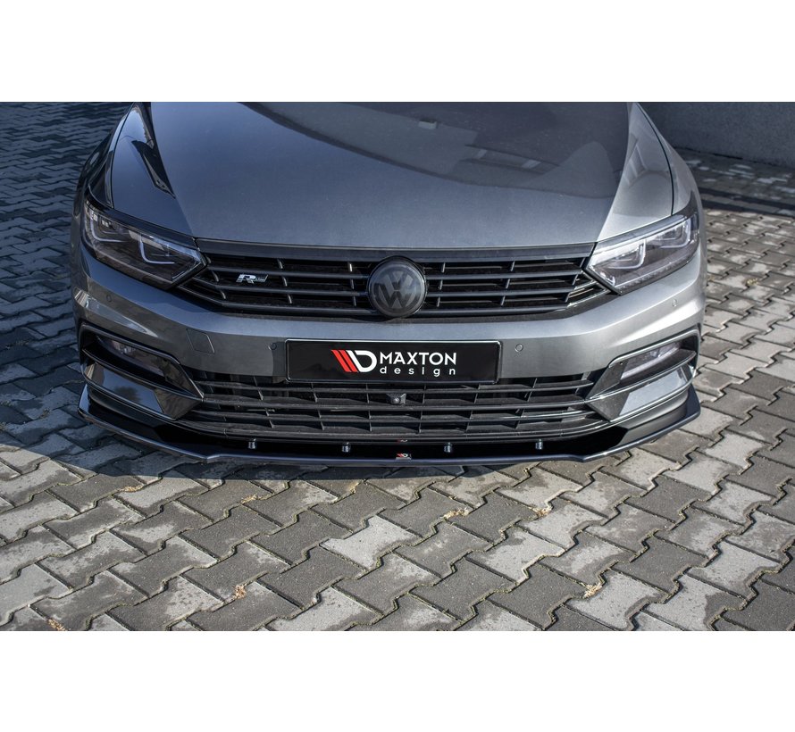 Maxton Design FRONT SPLITTER V.1 Volkswagen Passat R-Line B8