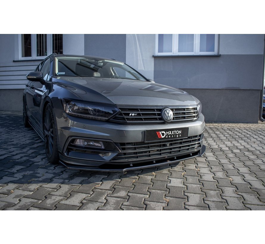 Maxton Design FRONT SPLITTER V.1 Volkswagen Passat R-Line B8