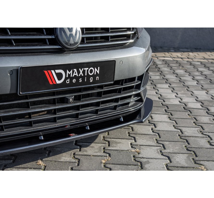 Maxton Design FRONT SPLITTER V.1 Volkswagen Passat R-Line B8