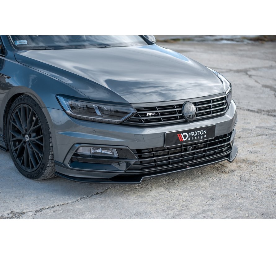 Maxton Design FRONT SPLITTER V.2 Volkswagen Passat R-Line B8