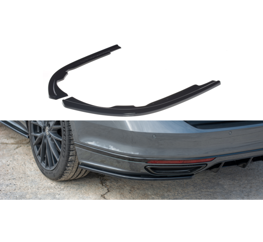 Maxton Design REAR SIDE SPLITTERS Volkswagen Passat R-Line B8