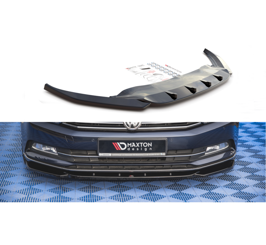 Maxton Design FRONT SPLITTER V.1 Volkswagen Passat B8