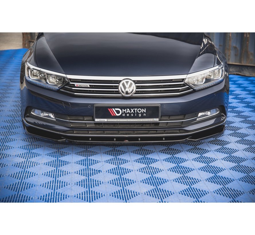 Maxton Design FRONT SPLITTER V.1 Volkswagen Passat B8