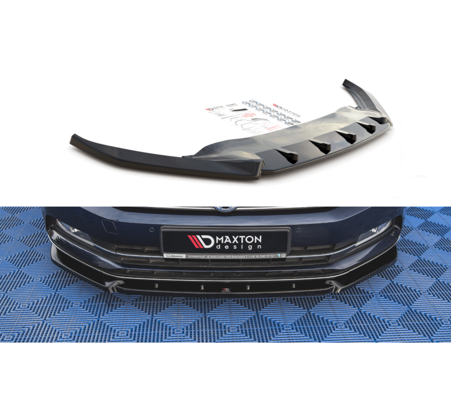 Maxton Design FRONT SPLITTER V.2 Volkswagen Passat B8