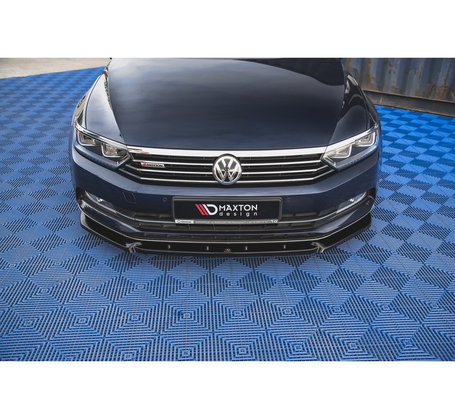 Maxton Design FRONT SPLITTER V.2 Volkswagen Passat B8