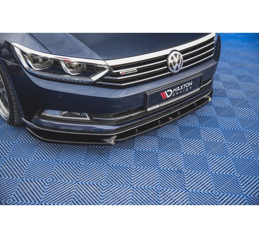 Maxton Design FRONT SPLITTER V.2 Volkswagen Passat B8