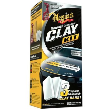 Meguiars Meguiars Smooth Surface Clay Kit (3x60g Klei/473ml Quik Detailer/1 Supreme Shine Doek)