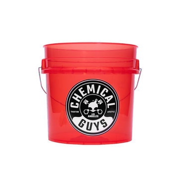 Chemical Guys Chemical Guys Transparant Red Bucket