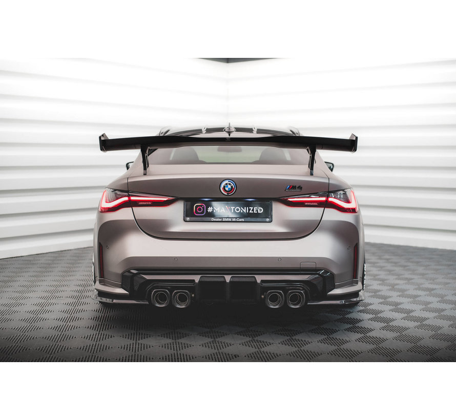 Maxton Design CARBON FIBER REAR SIDE SPLITTERS BMW M4 G82 (REAL CARBON)