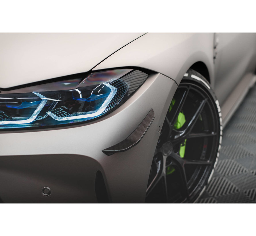 Maxton Design CARBON FIBER CANARDS passend voor BMW M4 G82 (REAL CARBON)